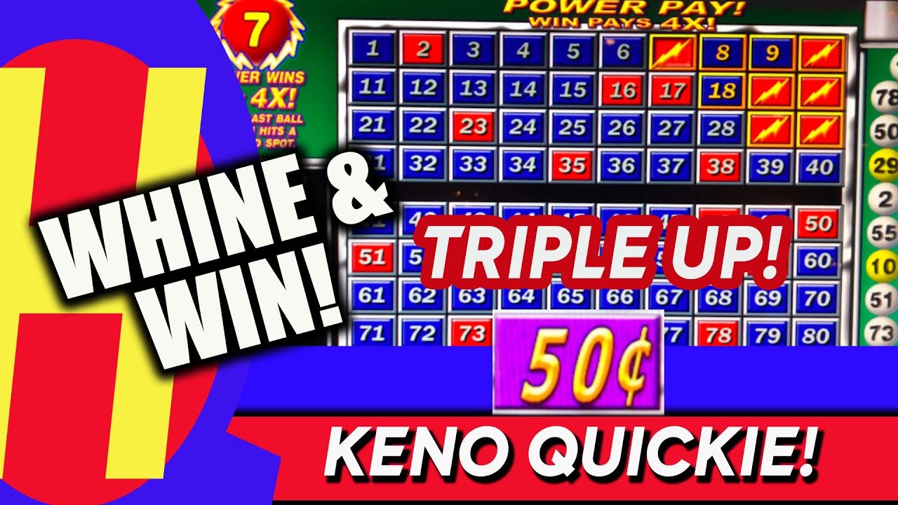 Power KENO Triple Up! Whine & Win Quickie Session #KENONATION
