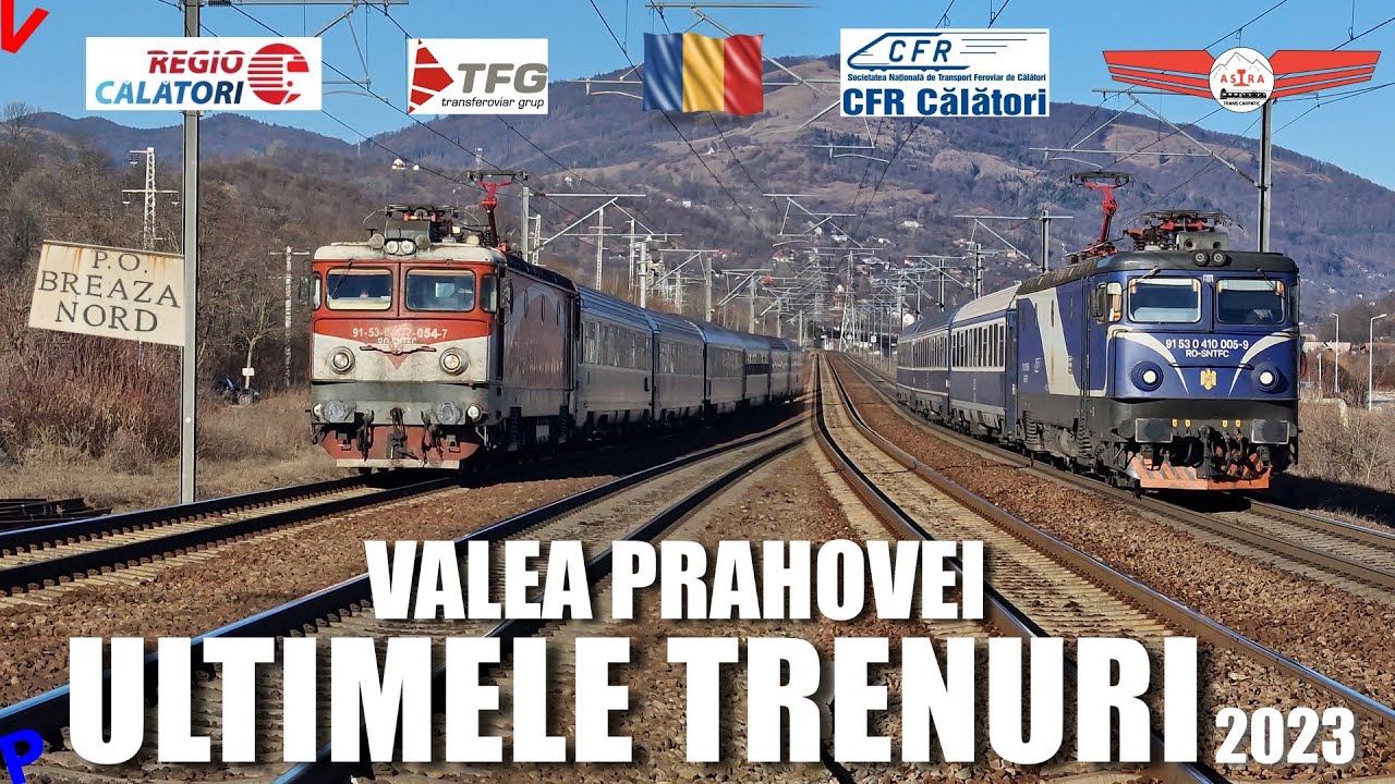 Ultimele trenuri pe Valea Prahovei in 2023 | CFR, Regio, Astra, Transferoviar
