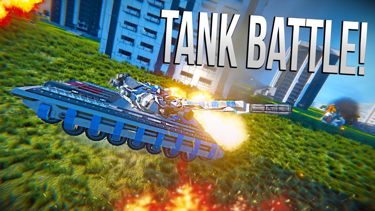 EPIC TANK BATTLE - DEATH MATCH! - Space Engineers Battles
