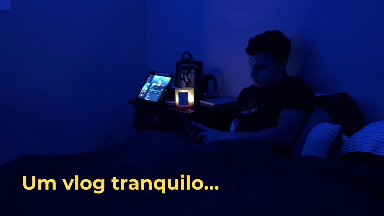 Um vlog tranquilo | academia, tecnologia, reflex&otilde;es