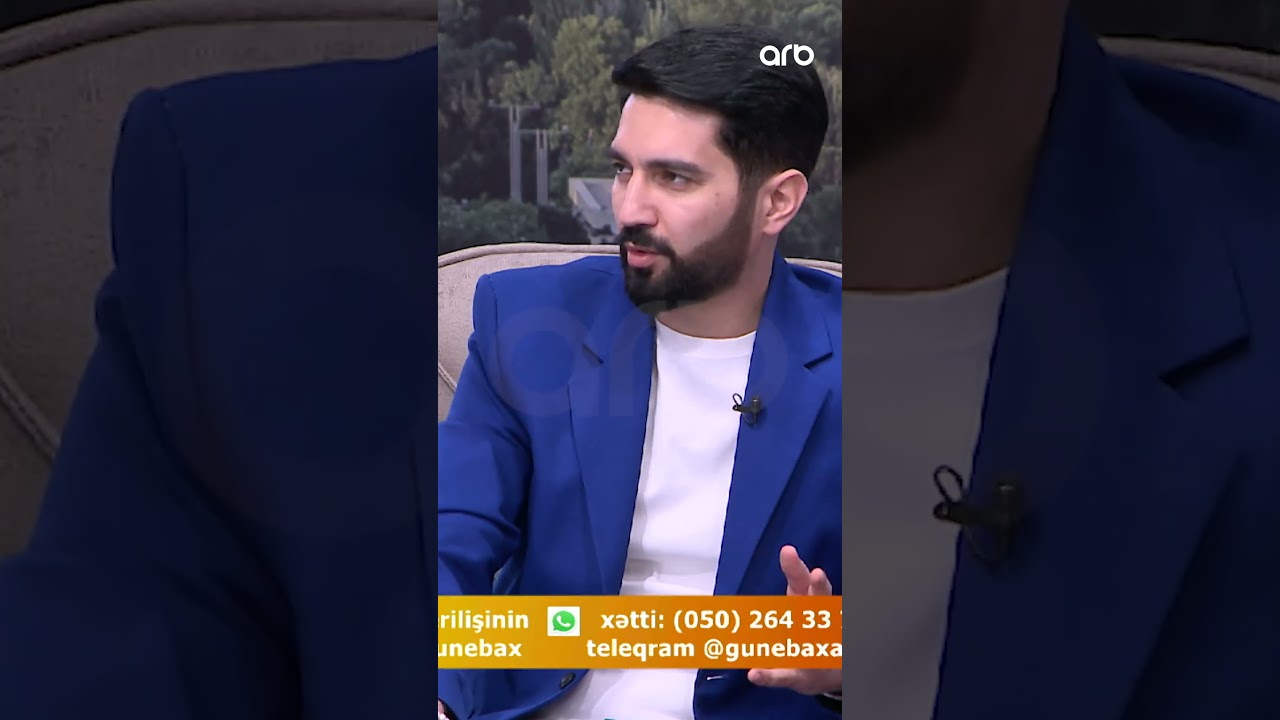 Atam məni dinləyəndə elə bilirəm 1 milyon tamaşa&ccedil;ı izləyir #arbtv #gunebax