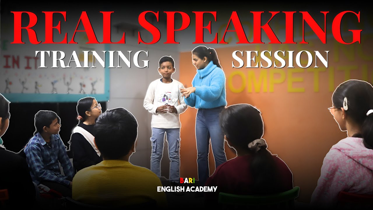Real Speaking Training Session | Spoken English | English Speaking | Learning with Fun |
