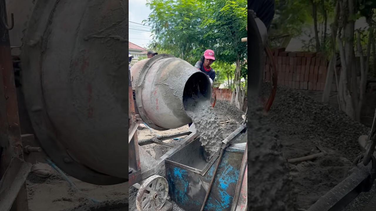 Cara Cepat COR DAK LANTAI Menggunakan Lift Cor Dengan Mudah #shorts #konstruksi #arsitektur