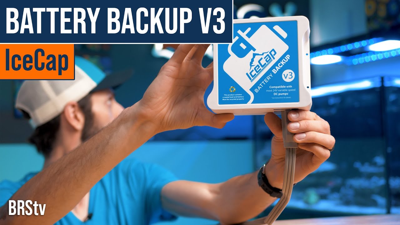 Compact, Lightweight With up to 10hrs of Saltwater Tank Power Protection! Icecap Battery Backup V3.