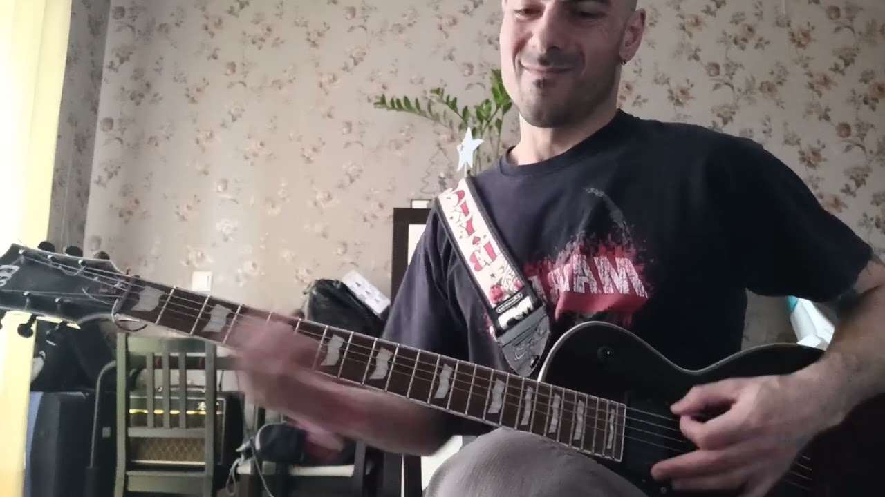 Death Threat - Disgrace(guitar cover)
