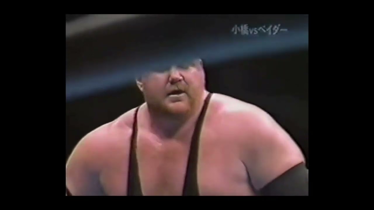 ベイダー重量感溢れる強烈な技特集！！