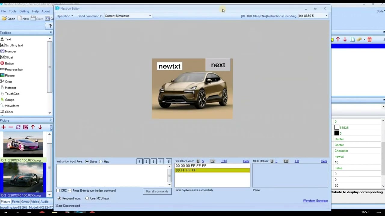 NEXTION. Самое полное описание работы в редакторе Nextion Editor. Часть 3