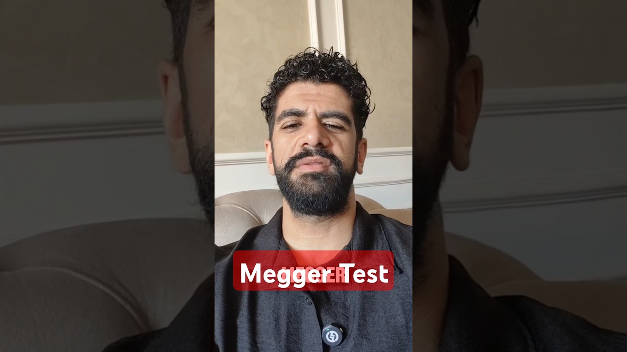 What is Megger Test? #insulationresistancetest #megger #electrician #insulationresistance