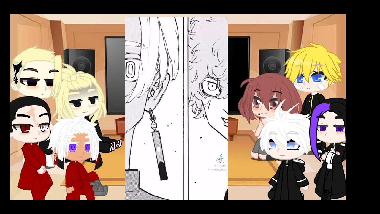 Tokyo revengers react tik tok Part 1⚠️Warning Spoiler⚠️ ll Gacha Club ll GCRV