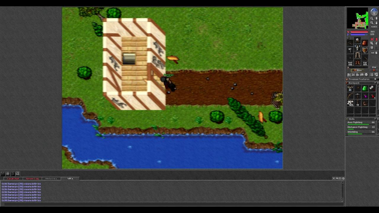 Tibia tales #4 - Battle axe, scale armor i Ghoul room quest