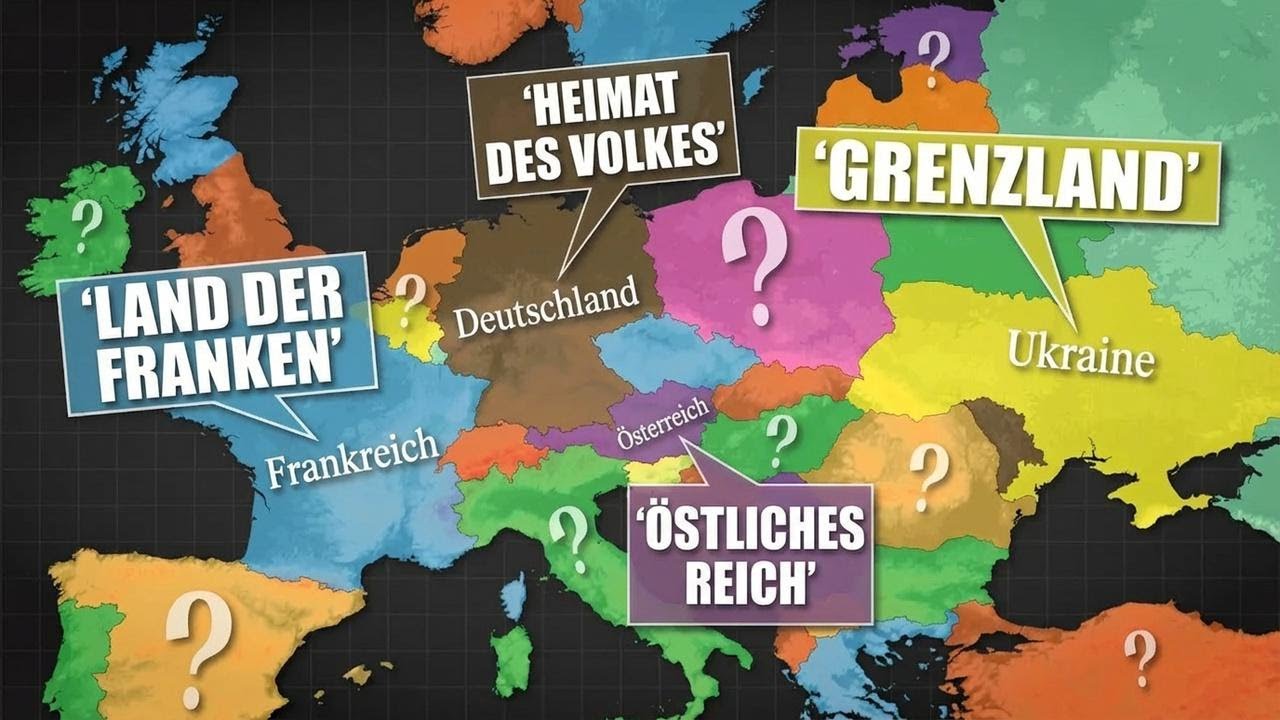 Woher kommen die Namen europäischer Länder – und was bedeuten sie eigentlich?