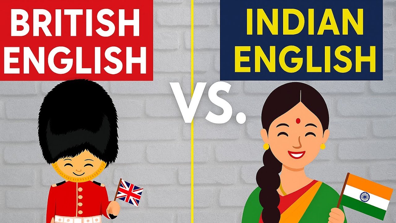 🇬🇧 British English vs. Indian English 🇮🇳10 Words You Didn’t Know Were Different!”