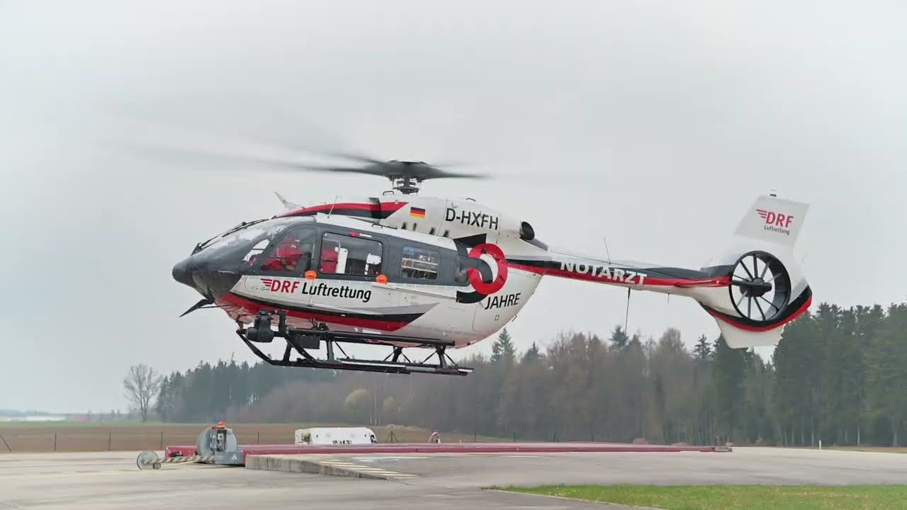 DRF Luftrettung | Start Christoph 11 | Airbus H145 D3 | D-HXFH | Klinikum Villingen Schwenningen