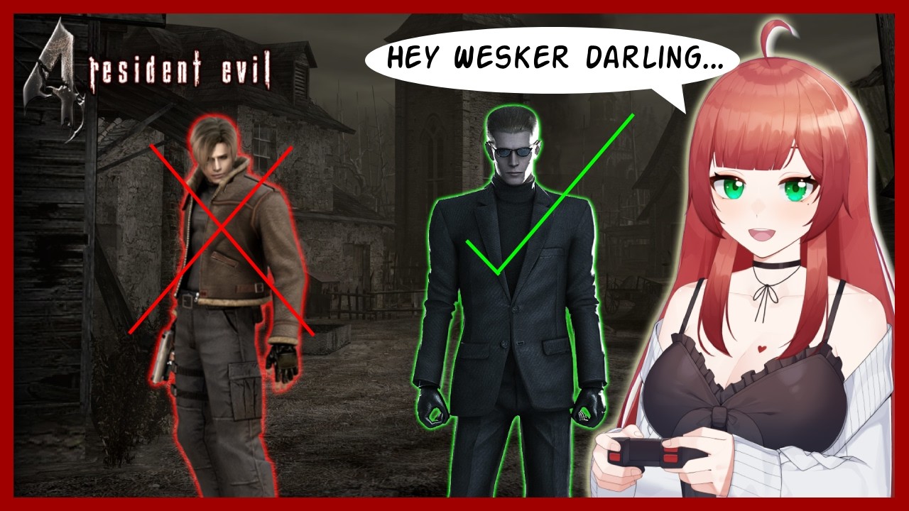 Leon has the fire power of a peanut so...: RESIDENT EVIL 4 (2005) MERCENARIES: VILLAGE {WESKER}