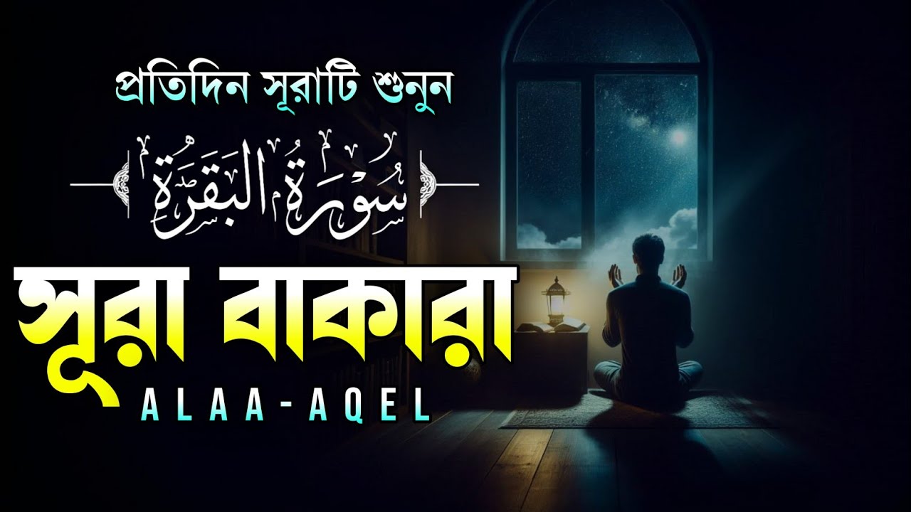 ঘরে শান্তি ও বরকতের জন্য প্রতিদিন শুনুন সূরা বাকারা | I Surah Al Baqarah Full Quran Recitation