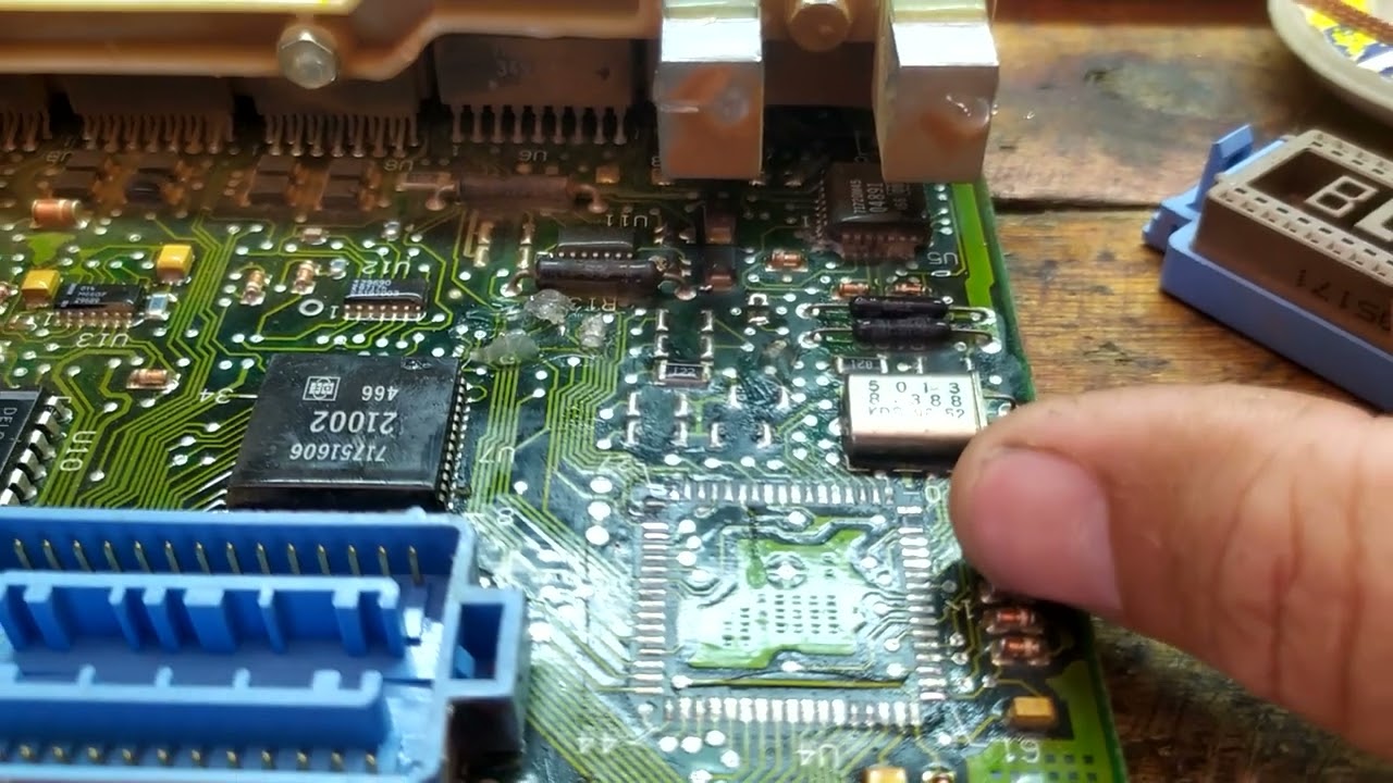 Central GM Delco Conector azul immo off/reset