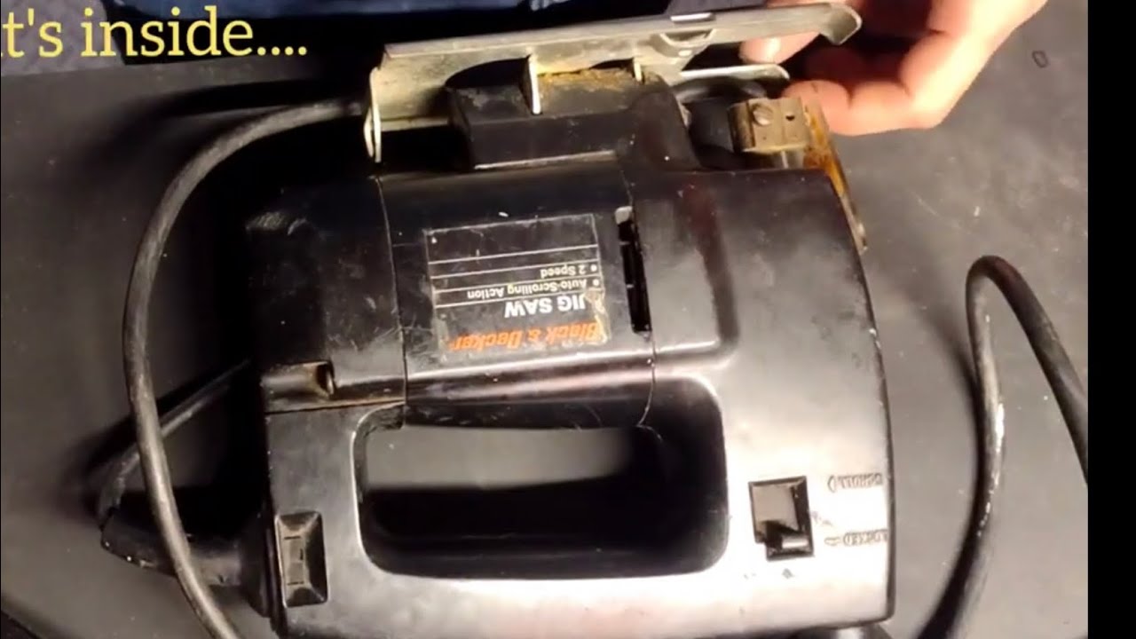 What's Inside? Black & Decker Jig Saw full Disassembly. Take apart for scrap metal