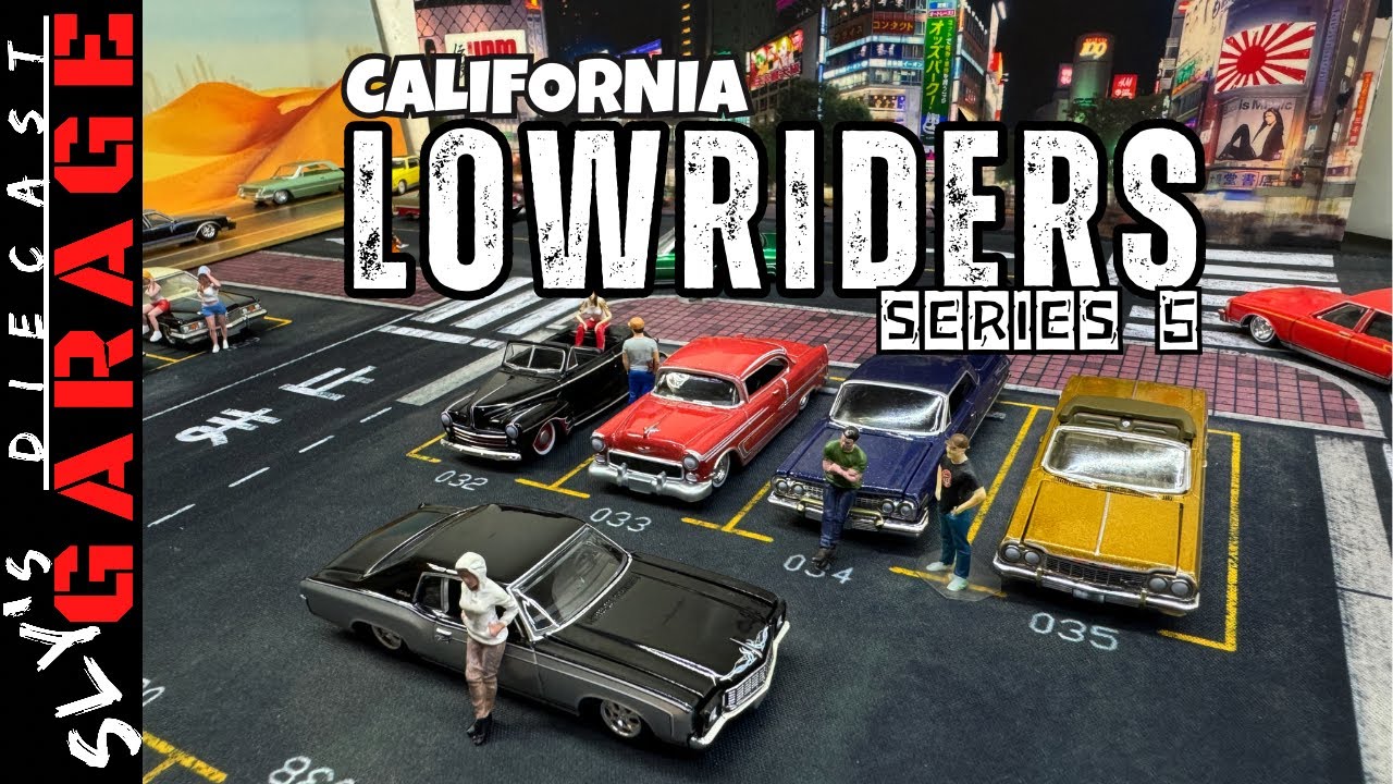 Greenlight California Lowriders Series 5 - Complete Set 1/64 Diecast Unboxing