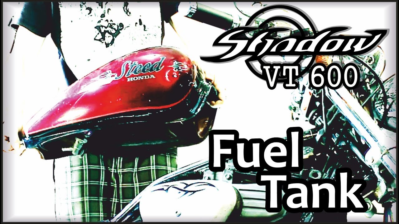 How to REMOVE the FUEL TANK? Honda Shadow VT 600