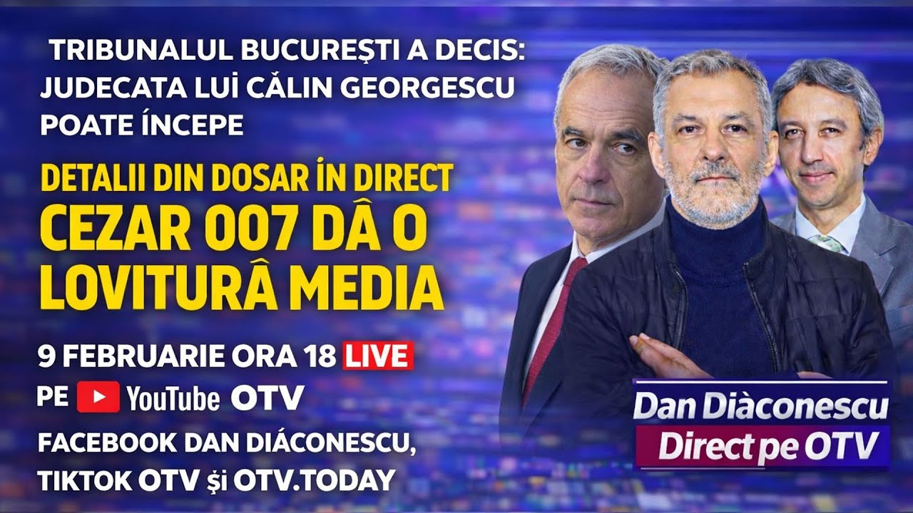 CEZAR 007 DA O LOVITURA MEDIA | CALIN GEORGESCU ISI INCEPE JUDECATA | OTV cu Dan Diaconescu