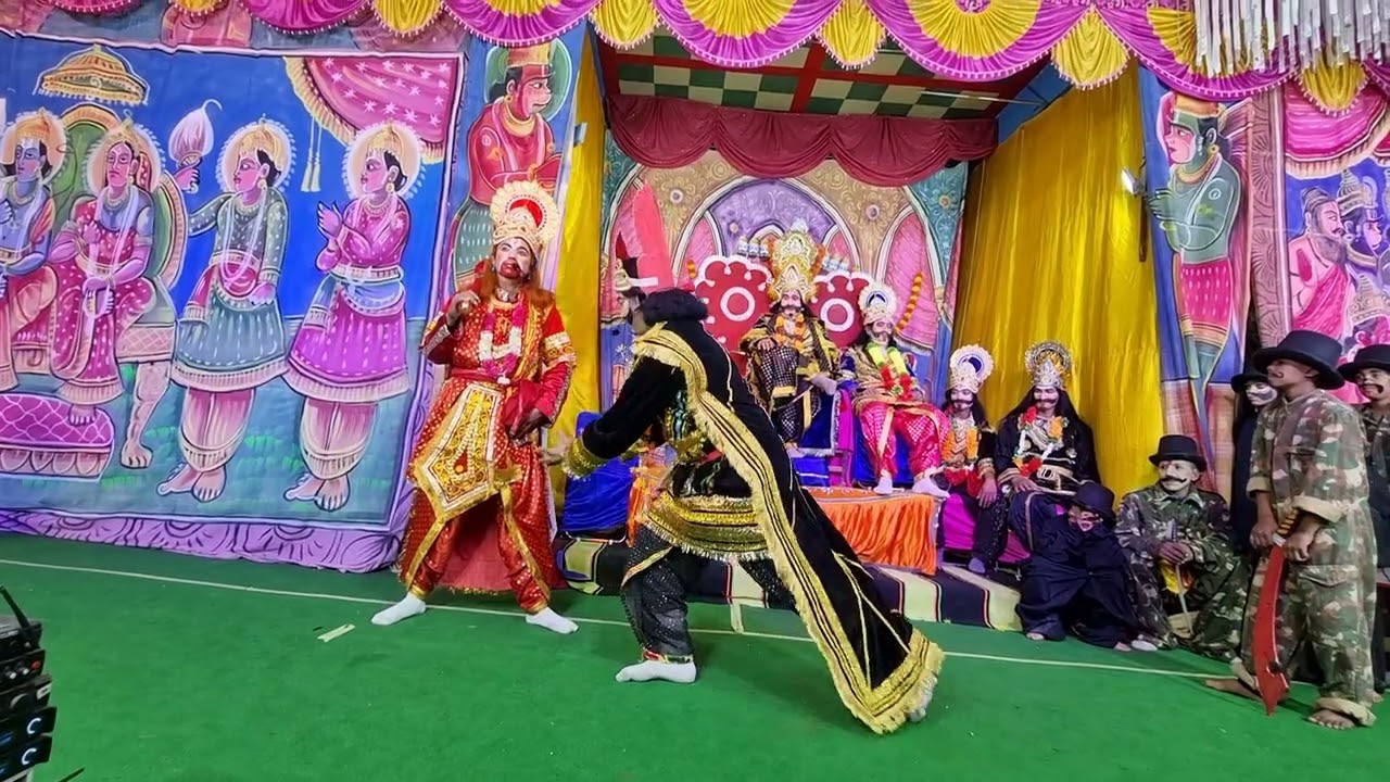 अंगद रावण संवाद‌ || रामलीला ग्राम धारी २०२३ (अष्टम दिवस)(4)