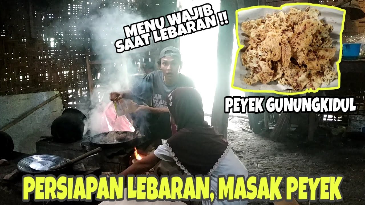 MENU WAJIB SAAT LEBARAN (PEYEK GUNUNGKIDUL)