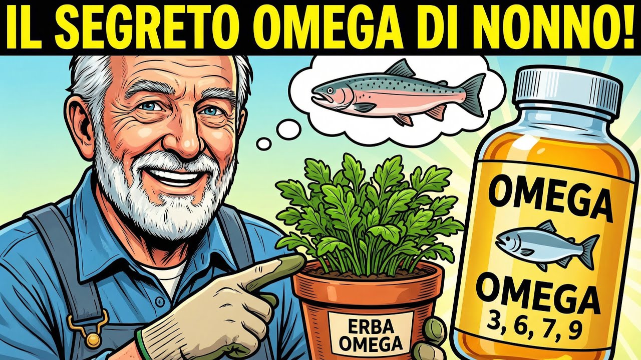 Questa Pianta è PIÙ FORTE del Salmone & Contiene TUTTI E 4 GLI OMEGA