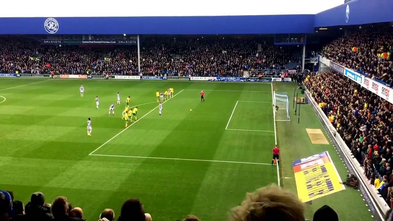 QPR v Norwich City 2016 - Chery Misses Penalty in the 1st Minute