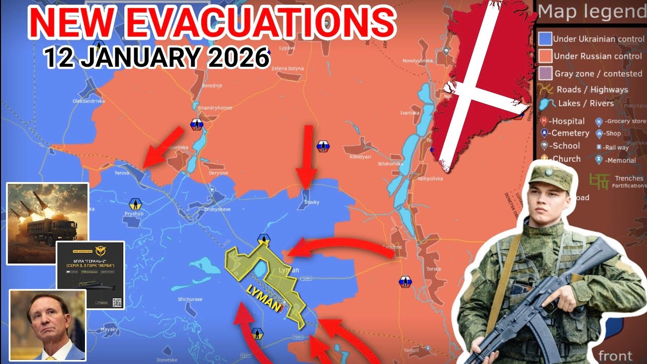 Trump Won&rsquo;t Back Off Greenland | Zaporizhia Evacuations Accelerate [12 January 2026]