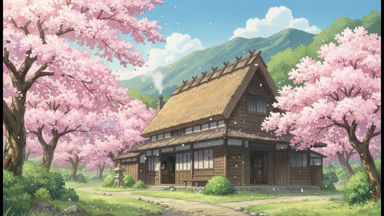 Experience the quiet beauty of rural Japan in this Studio Ghibli–inspired ASMR journey.🌸_ #asmr