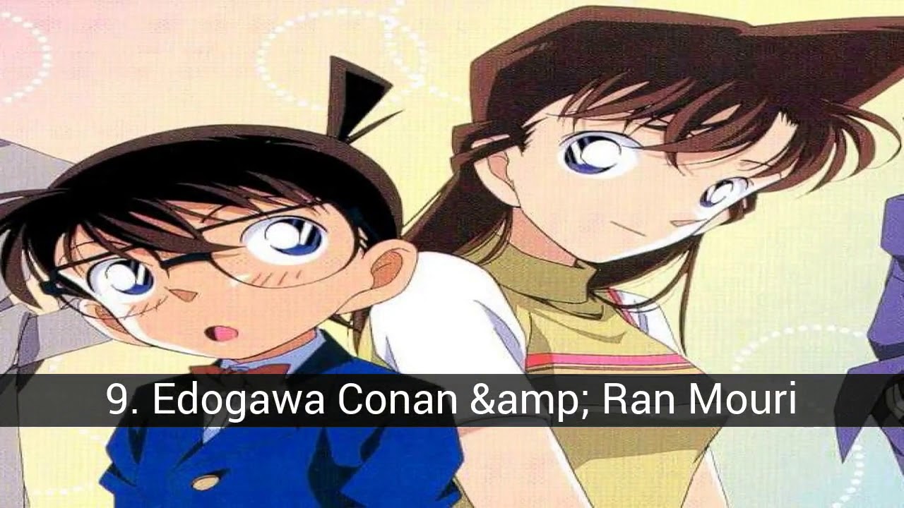 The best couples of the anime Detective Conan