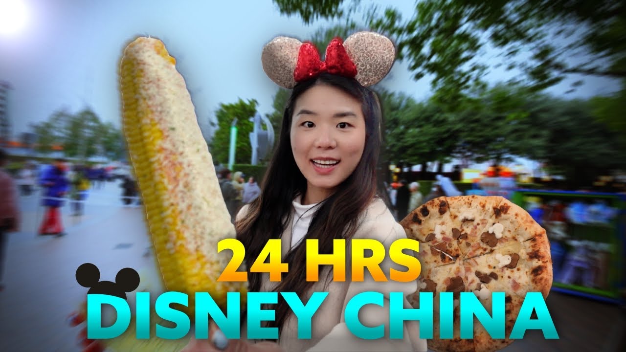 24 Horas Comiendo Comida de Disney China: ¡Una Aventura Gastronómica! 🇨🇳