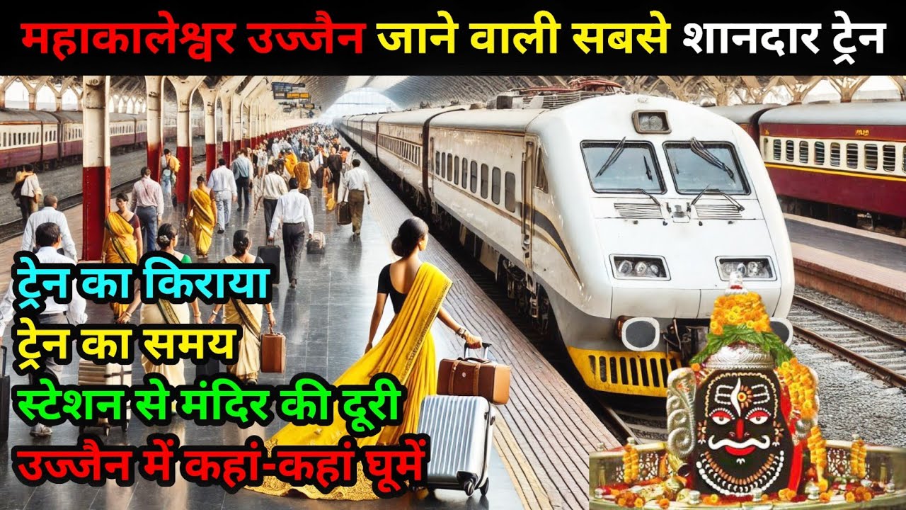 दिल्ली से उज्जैन जाने वाली शानदार ट्रेन की जानकारी, Delhi to Ujjain by train