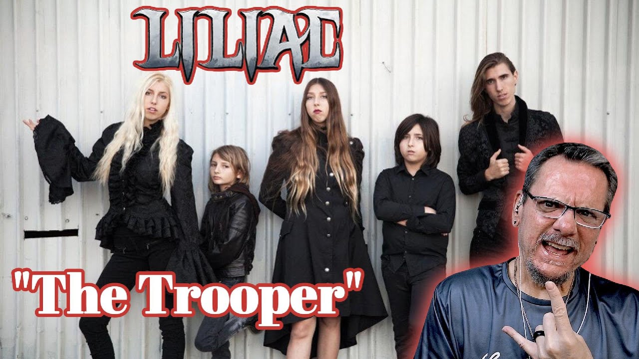 Liliac | The Trooper (Official Cover) | First Time Reaction