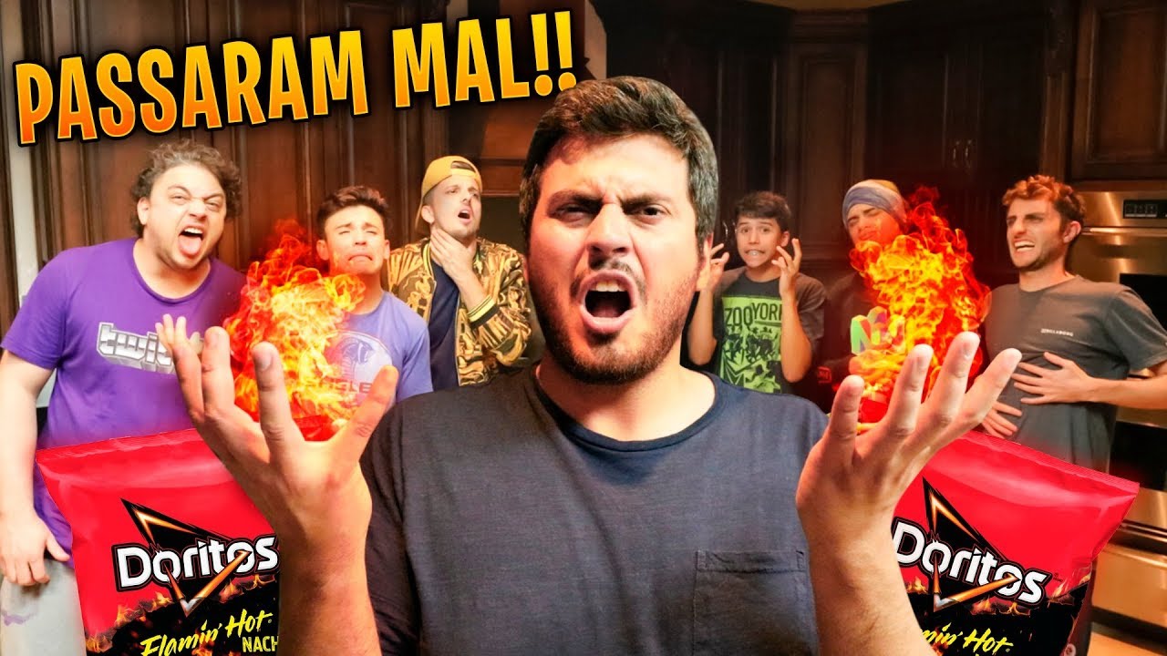 O ÚLTIMO A PARAR DE COMER DORITOS MAIS APIMENTADO DO MUNDO GANHA R$1000 !! DESAFIO MANSÃO COPA