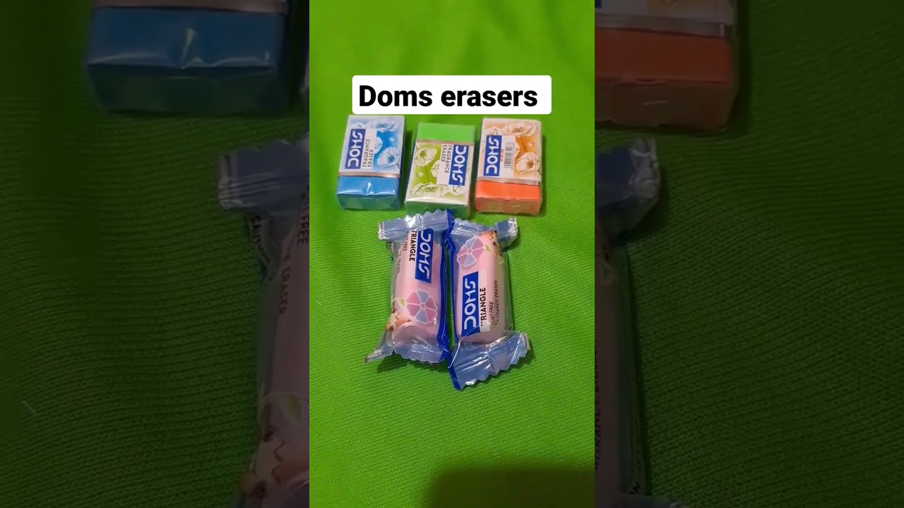 DOMS Erasers available #doms #eraser #stationery #kidscollections #favorite