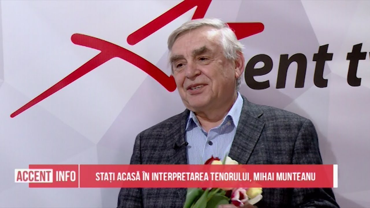 Stați acasă în interpretarea tenorului, Mihai Munteanu