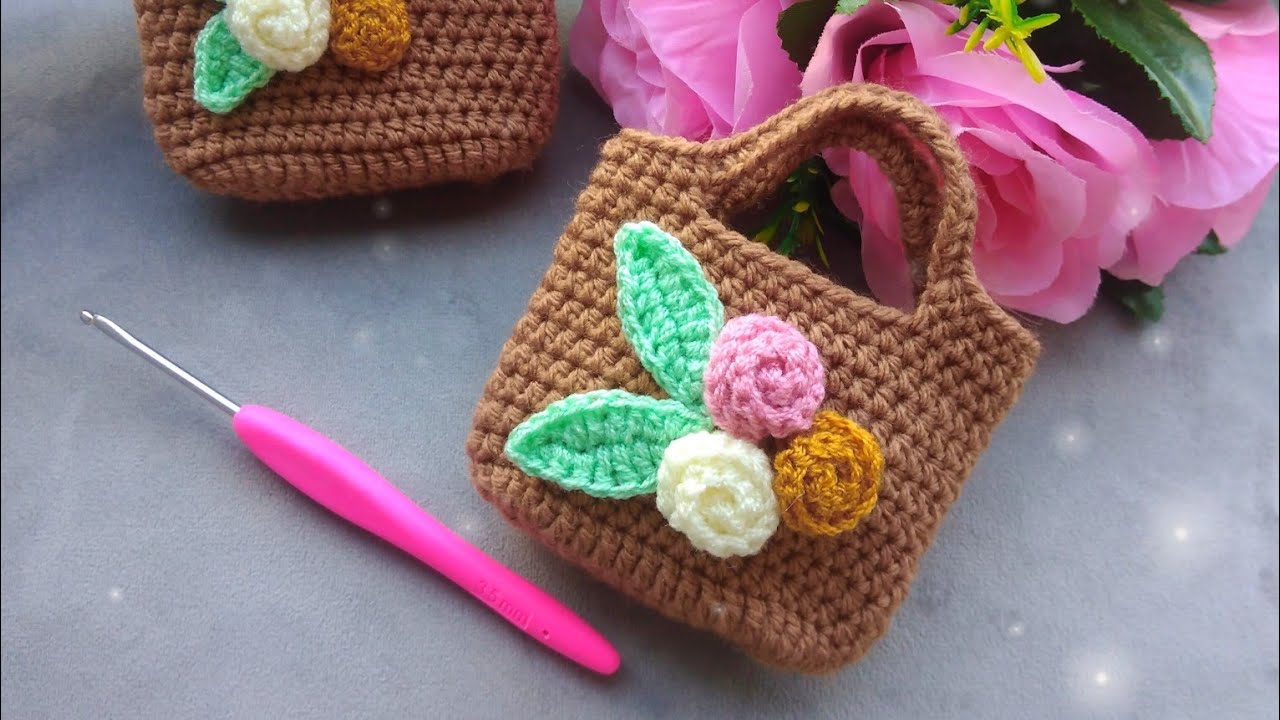 how to crochet a bag for beginners  ✅ bolso de ganchillo  #crochet
