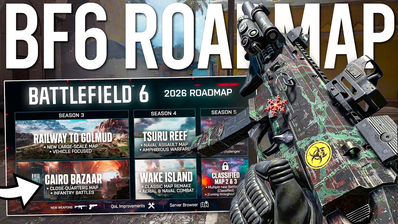 Battlefield 6 Roadmap Full Breakdown : 7 New Maps, Naval Warfare, Custom Lobbies & MORE!