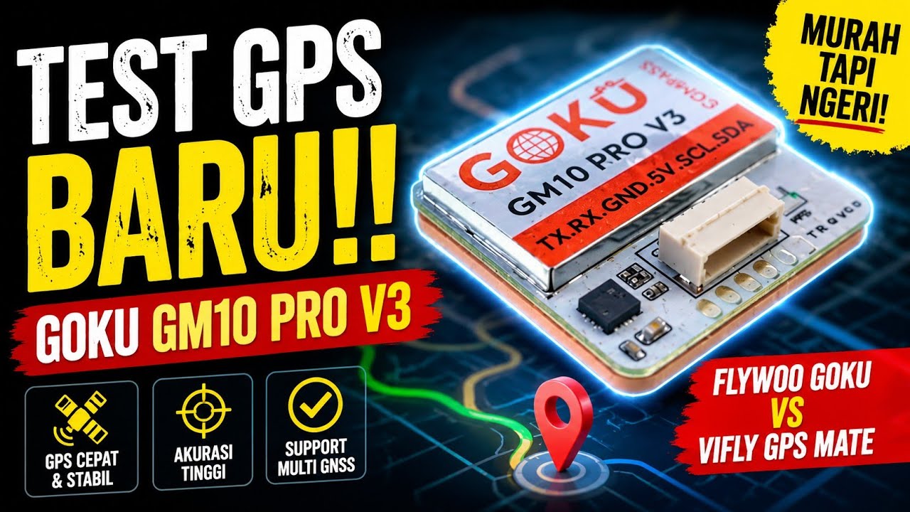 Test GPS baru!!! Flywoo Goku GM10 Pro V3 & Vifly GPS Mate 💯👍👍🇮🇩