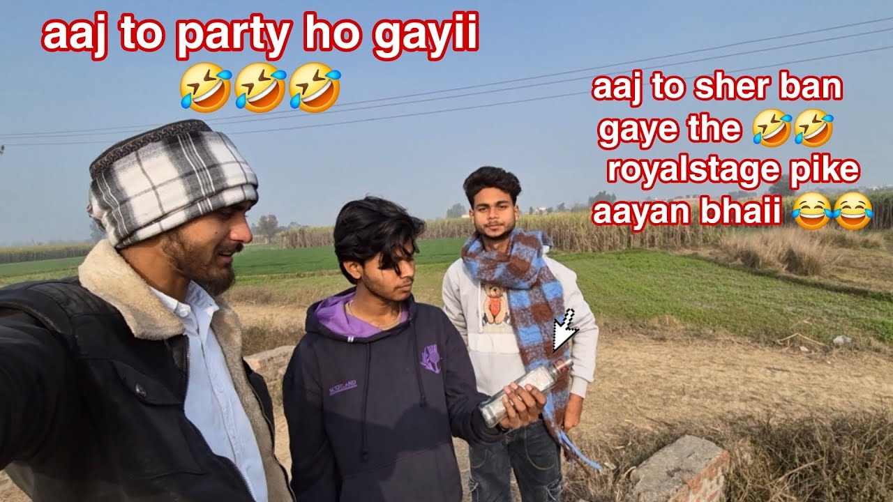 Sher kiya chiz hai royalstage ke samne😂😂😂