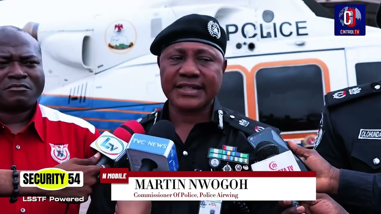 Lagos Police Vex Put Helicopter For Up To Catch Bad People dem