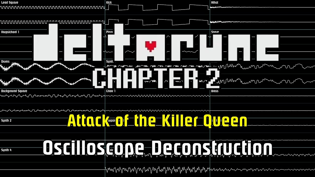 DELTARUNE: Chapter 2 - Attack of the Killer Queen [Oscilloscope Deconstruction]
