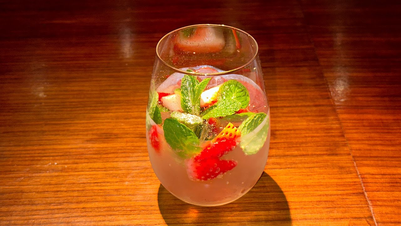 なんだコレは!?ノンアルコール 苺 モヒート モクテル 作り方