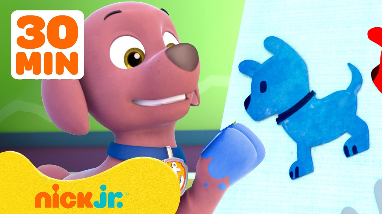 30 Minutes of Arts & Crafts with PAW Patrol! 🎨 | Easy Fun DIY for Kids | Nick Jr.