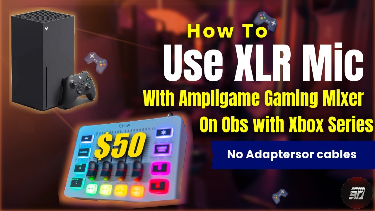 How to Use an XLR mic and Fifine Ampligame Gaming Mixer with Xbox Series X (No Adapter)