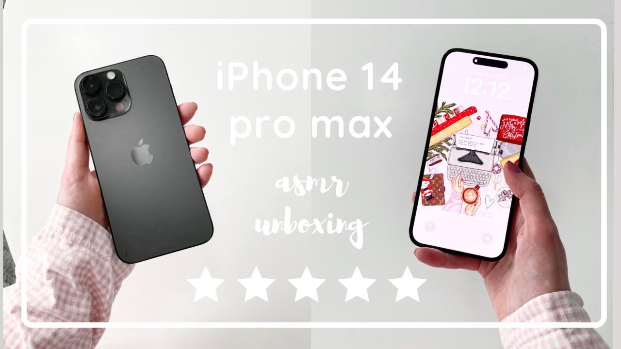 ASMR SUOMI 🇫🇮 Uusi Puhelin iPhone 14 pro max unboxing & esittely
