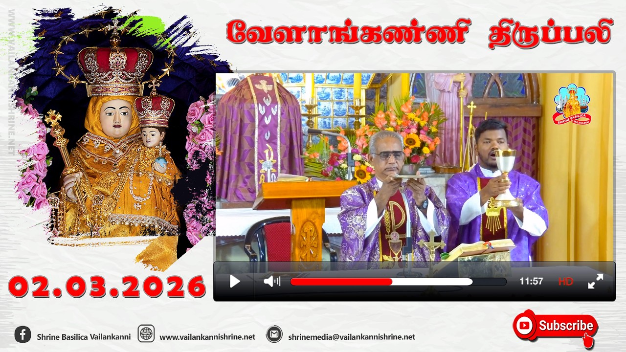 02 March 2026 @ 06:00 am Tamil Mass