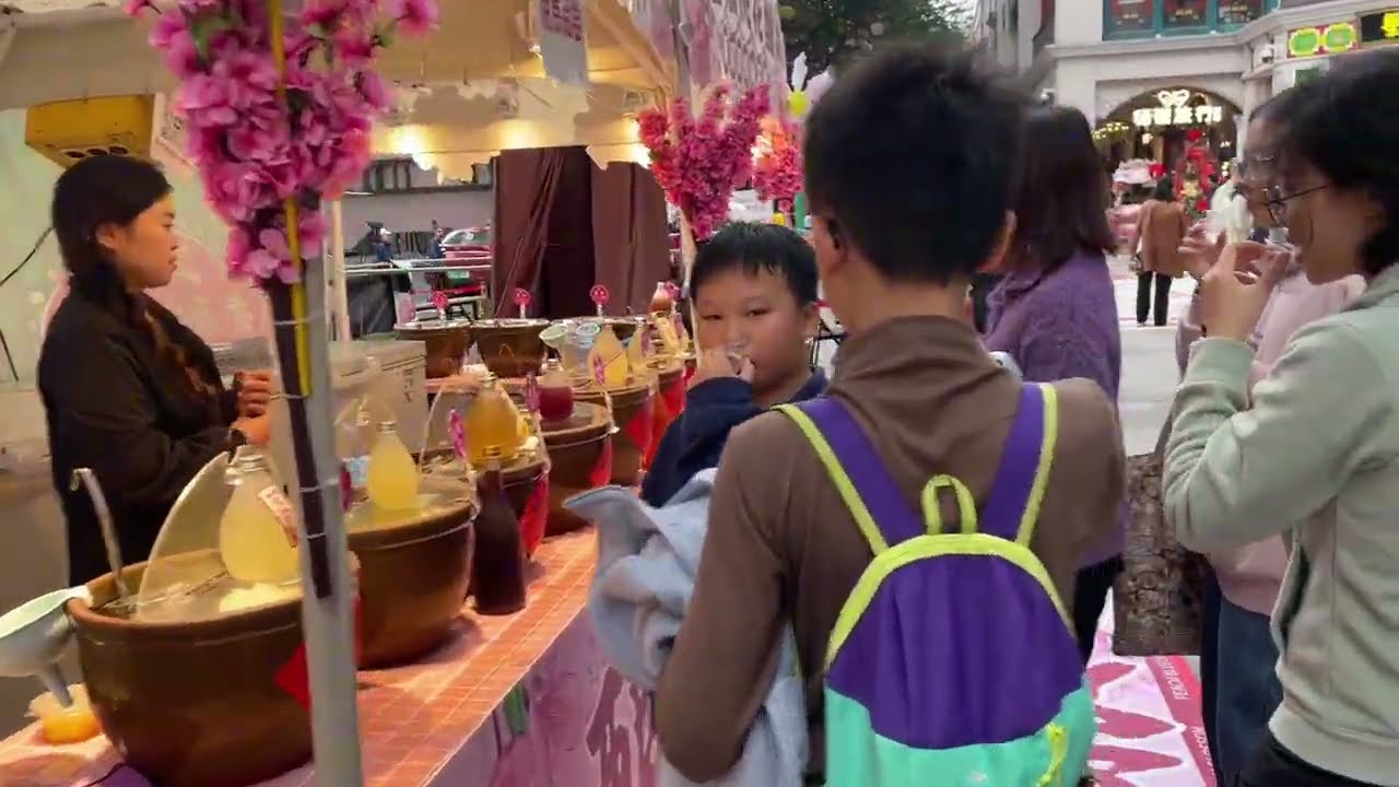 广州一德路附近，春节前实拍，