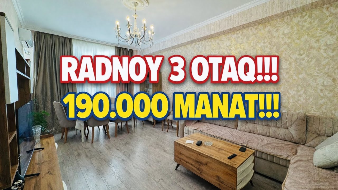 Radnoy 3 otaq 94 m² 190000 manat YENİ GÜNƏŞLİDƏ 0773808585 #besthome #kredit #ipoteka 